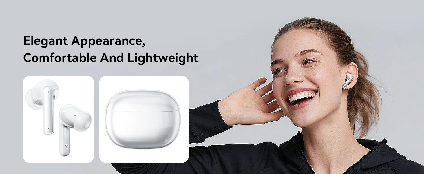 Original Bluetooth Wireless Earbuds ENC Noise Cancelling Mic 36H Playtime Deep Bass Stereo Sound IP7 Waterproof LED Display