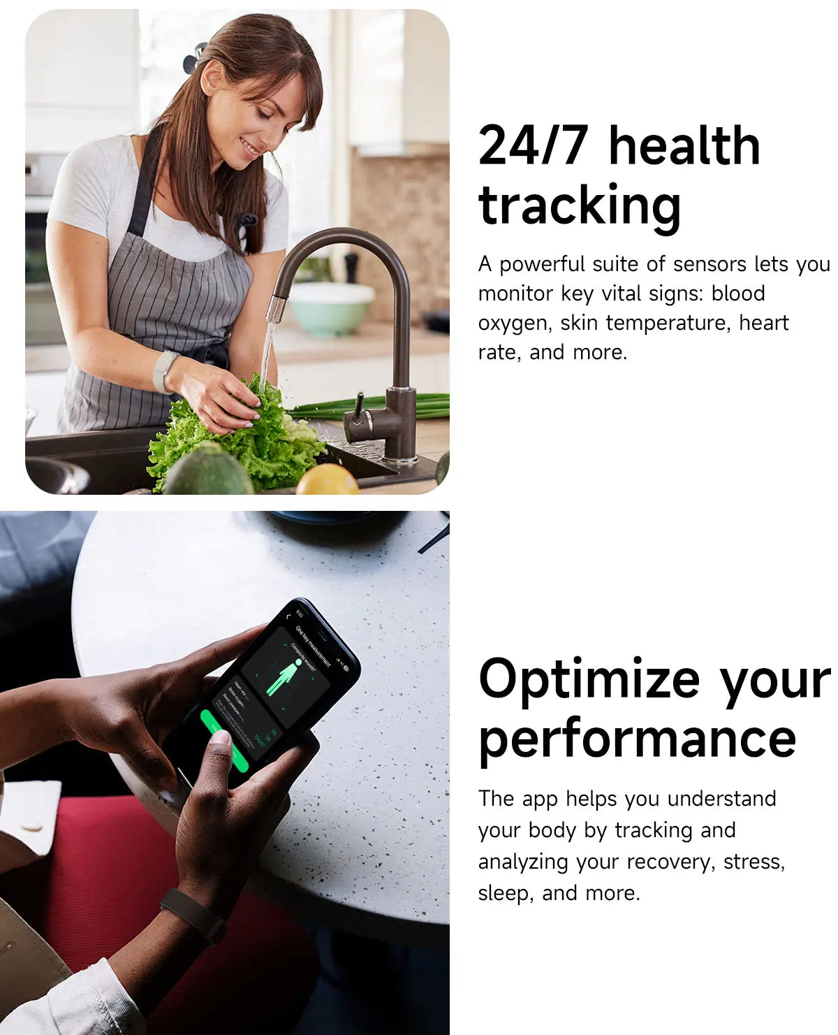 2025 New Screenless Smart Watch Men Sport Outdoors Fitness Tracker Heart Rate Monitor IP68 Waterproof Smartwatch For Andrio iOS