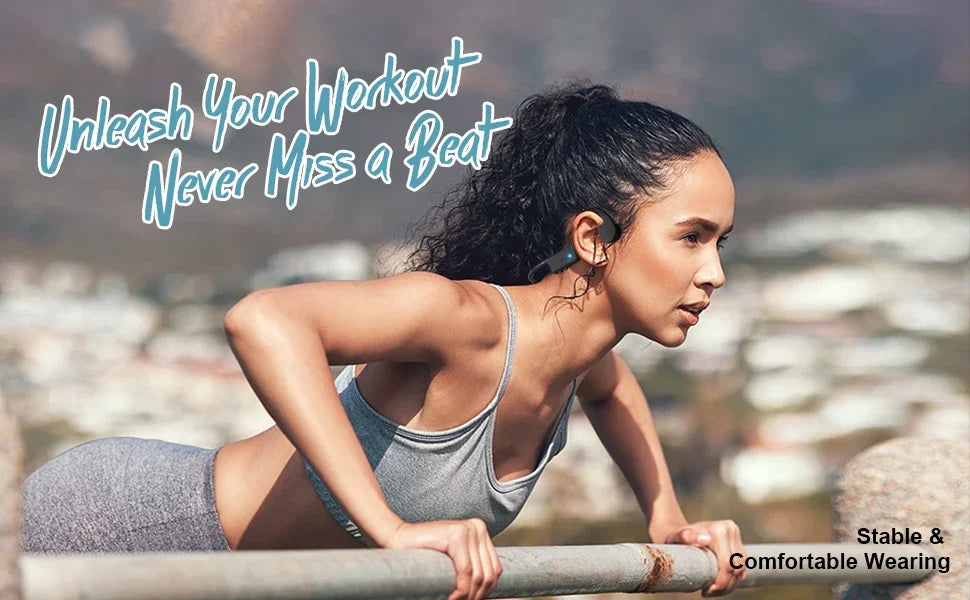 for shokz open ear run Bone Conduction Bluetooth Headphones Wireless Sport soft bass Fitness Cycling headsets working earphones