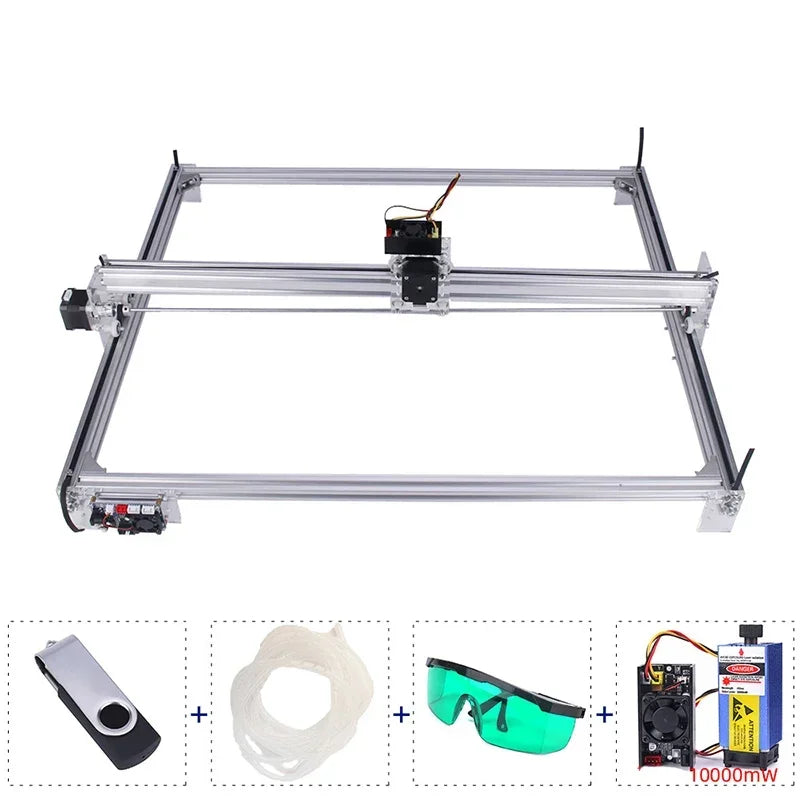 6550 Laser Engraver 15W CNC Laser Engraving Machine Work Area 65cm*50cm Wood Router Machine with Offline Controller