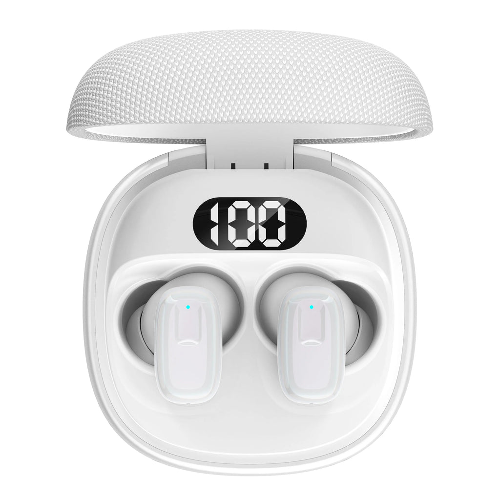 True Wireless Bluetooth Earphones with LED Power Digital Display Charging Case, HIFI Stereo Sound TWS Earbuds For iPhone Xiaomi