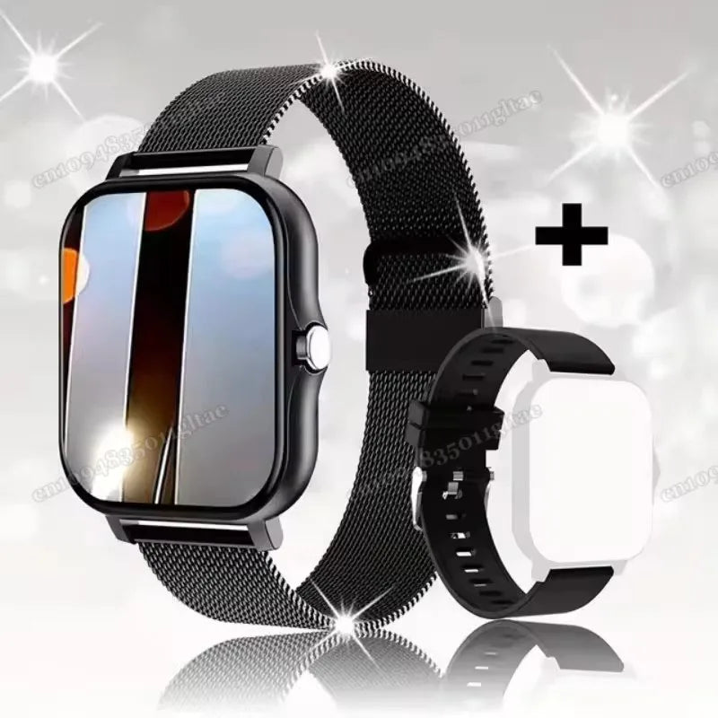 New Smart Watch For Android IOS 1.83Inch Color Screen Bluetooth Call Blood Oxygen/Pressure Monitoring Smart Watch Women Men MA27