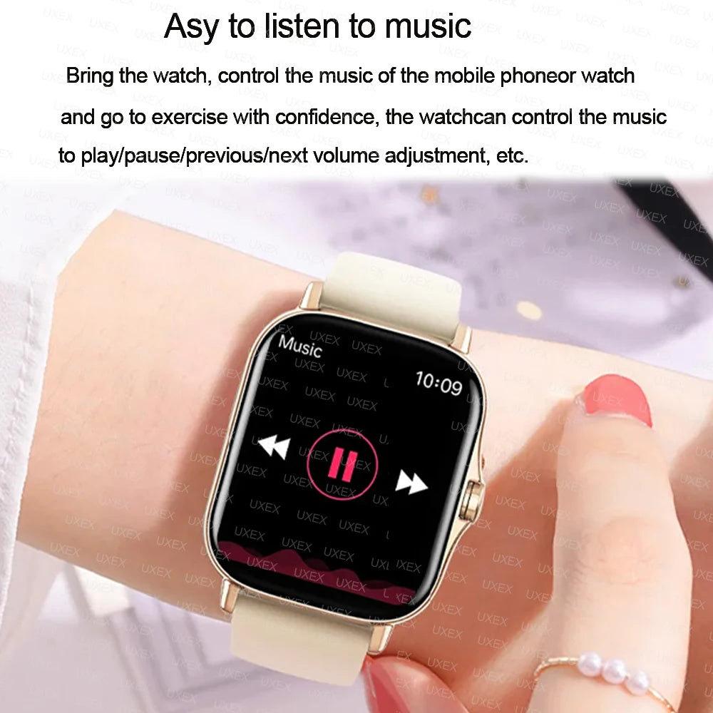 1.83'' Sports Smart Watch Fitness Clock Health Monitor Waterproof Smartwatch Wireless Call Watches For Men Women Android Ios New