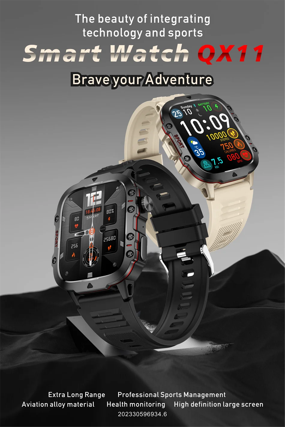 LIGE Military Smart Watch Men Outdoor Sports 3ATM Waterproof  Blood Oxygen Bluetooth Call Watches Men Smartwatch For Android New