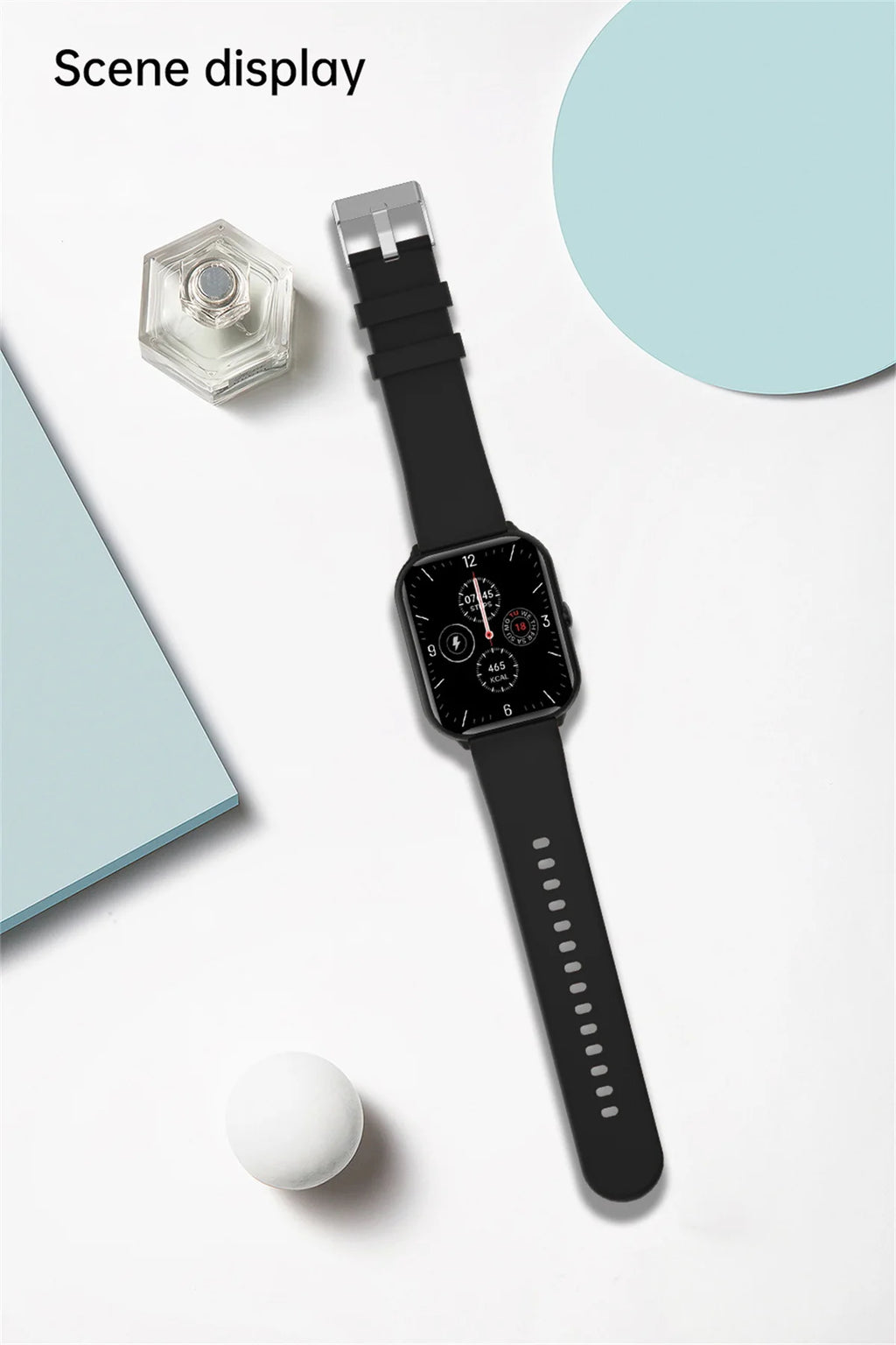 Smart Watch Men Women 1.95" HD ouch Screen Bluetooth Voice Call Heart Rate Monitoring Fitness Sports Tracker 100+ Sports Modes