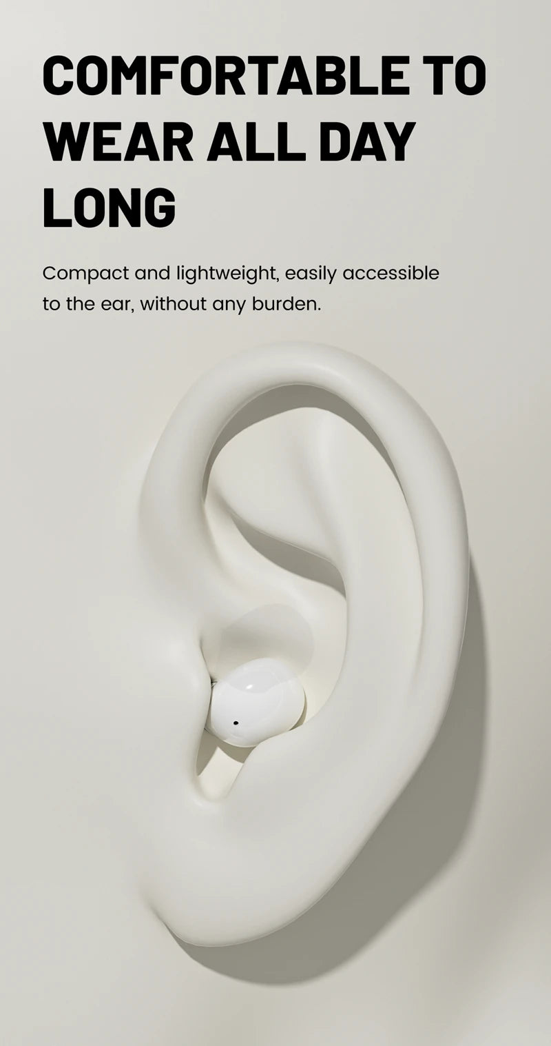 MINI Headphones Wireless Bluetooth Earphones 6.0Chip In Ear Invisible Headsets HIFI Bass Sleep Earbuds Noise Reduction Earphone
