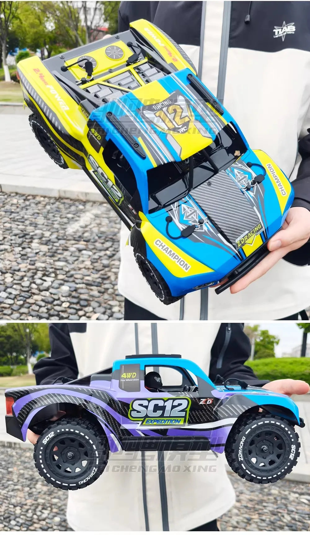 ZD Racing SC12 1/12 off-road brushless short truck RC remote control electric four-wheel drive high-speed off-road vehicle