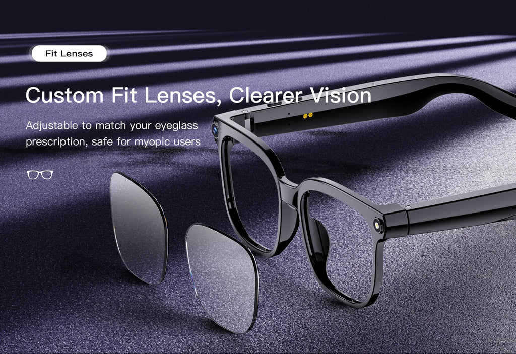Smart Glasses 800W HD Camera Video Simultaneous Interpretation Bluetooth Call Outdoor Sport AI Smart SunGlasses For Mens Women