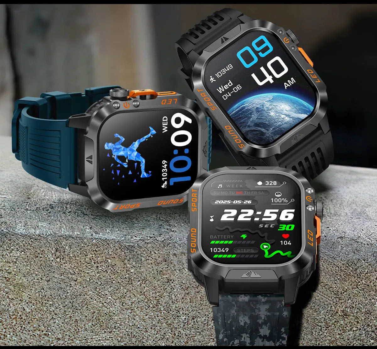 New Smart Bracelet Watch Bluetooth Call Heart Rate Blood Oxygen Pressure Weather Phyiological Cycle Sports Tracker