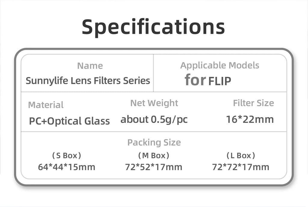 For DJI Lito X1 Lens Filters ND8/16/32/64 Filter FLIP HD Photography MCUV/CPL Kit Drone Optical Glass Camera Accessory