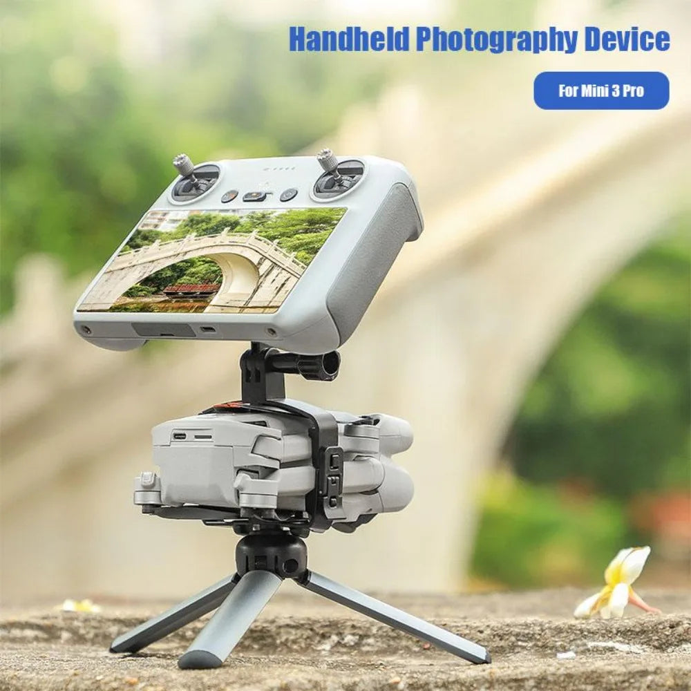 VOLODYMYR Photography Device Bracket Accessories Tello Drone Accessories Fixed Grip for Mini 3 Pro Handheld Stand Camera