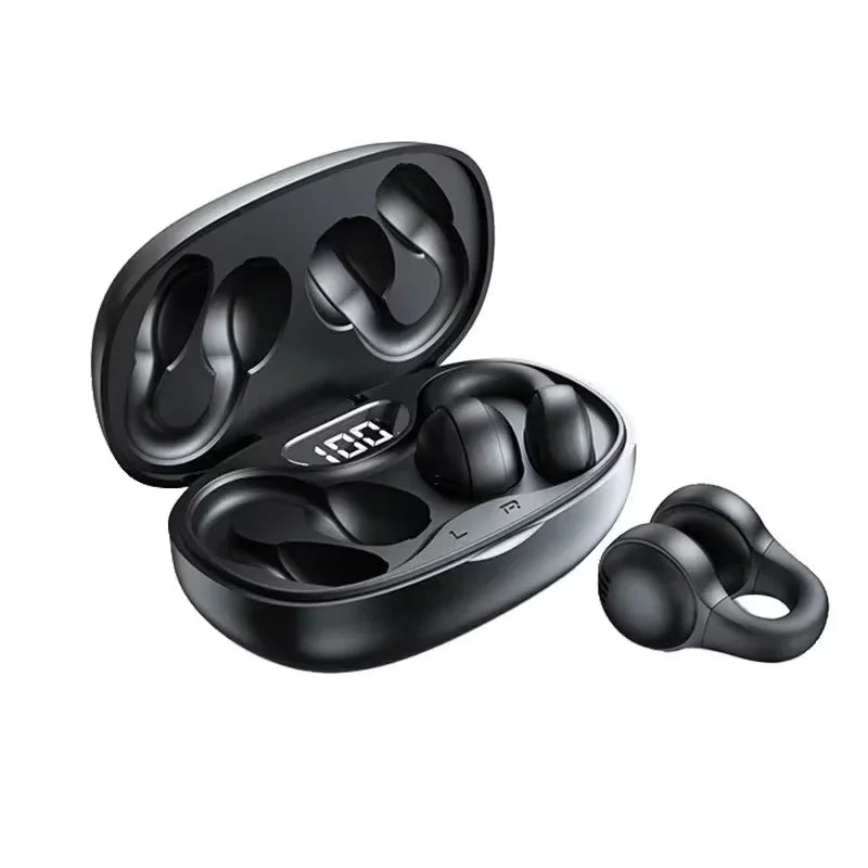 TWS X58 Wireless Bone Conduction Headphones Bluetooth Earphones Waterproof Sports Earbuds Earring Ear Hook With Mic Headset