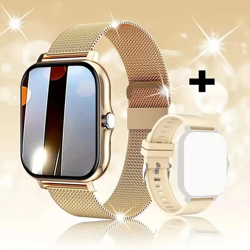 New Smart Watch Android IOS Phone 2.01'' Inch Color Screen Bluetooth Calls Blood Oxygen Monitor smartwatch For Women Men Gifts