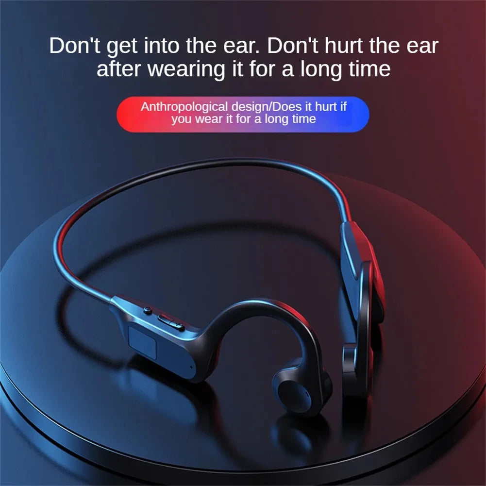 Bone Conduction Headphones-compatible Wireless Headset Waterproof Sports Headset Ear Hanging Type Bilateral Stereo Earphones