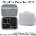 Portable Hard Carrying Case for DJI Lito 1 / Lito X1 Protective Travel Storage Bag for RC 2 / RC-N3 Remotes Drone Accessories