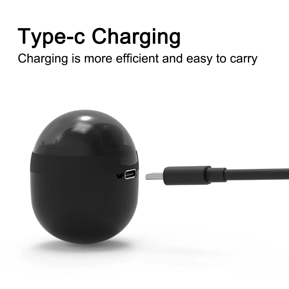 Sleep Invisible Bluetooth Earphone Mini Wireless Headphones IPX5 Waterproof HiFi Stereo Noise Cancelling In Ear Headset Earbuds