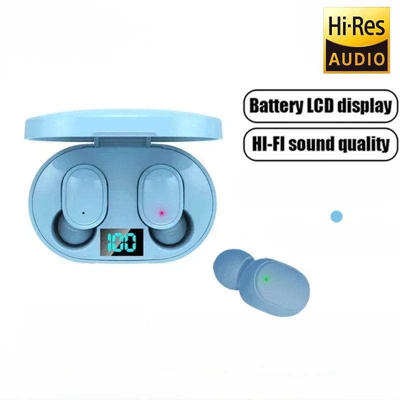 Wireless Bluetooth Earphones TWS Fone Bluetooth Headset Wireless Earbuds Noise Cancelling Earphones With Mic LED Display