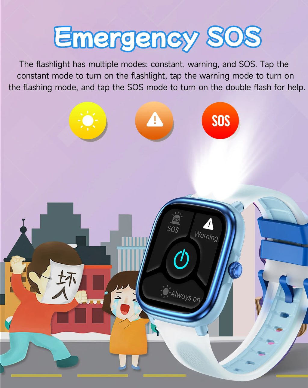 New Smartwatch BT Call Health&Sleep Monitoring 1.83''HD Screen Kids Smart Watch Waterproof Fashoin Sports Bracelet For Women Men