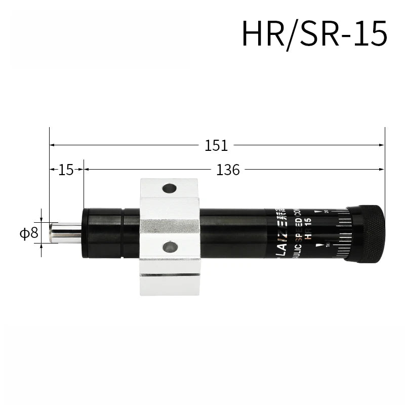 HR/SR Series Adjustable Hydraulic Buffer Precise Speed Controller