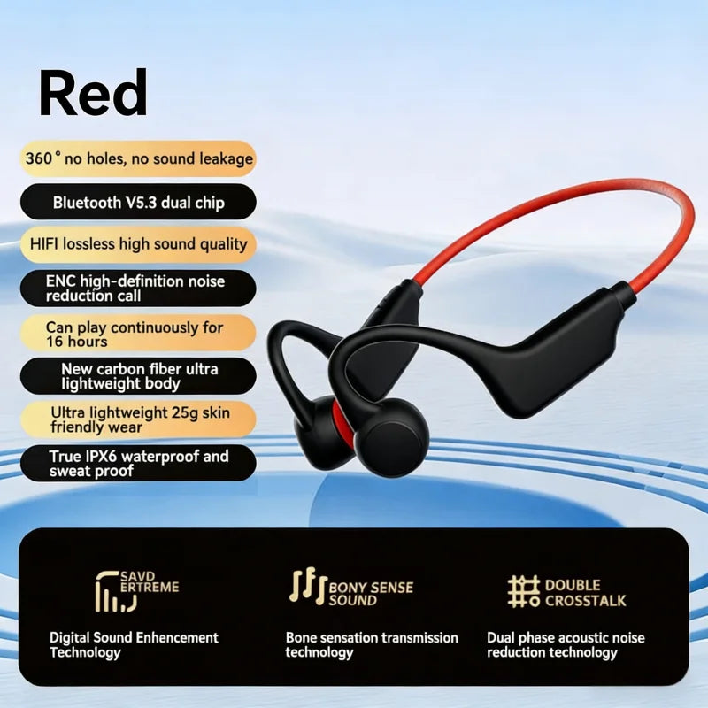 Bone Conduction Headphones IPX8 Waterproof MP3 32GB Bluetooth 5.4 Sports Headphones with Mic for Swimming Running 2026 New