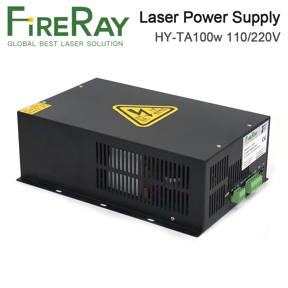 FireRay 100W CO2 Laser Power Supply HY-TA100W for CO2 Laser Engraving Cutting Machine Long Warranty