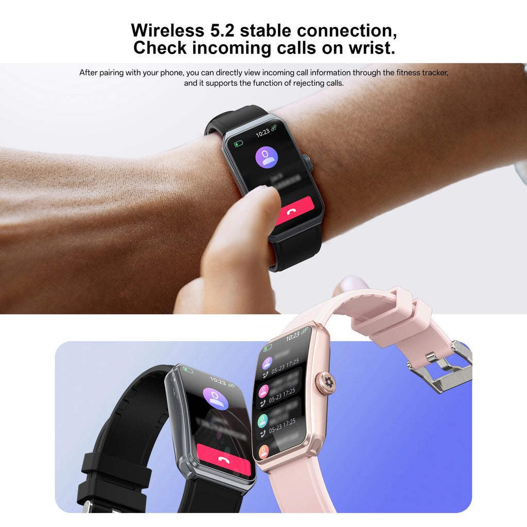 LIGE 2025 New 1.47" HD Curved Screen Smartwatch Men Women Bluetooth Call AI Voice Fitness Tracker Smart Watch For Android IOS