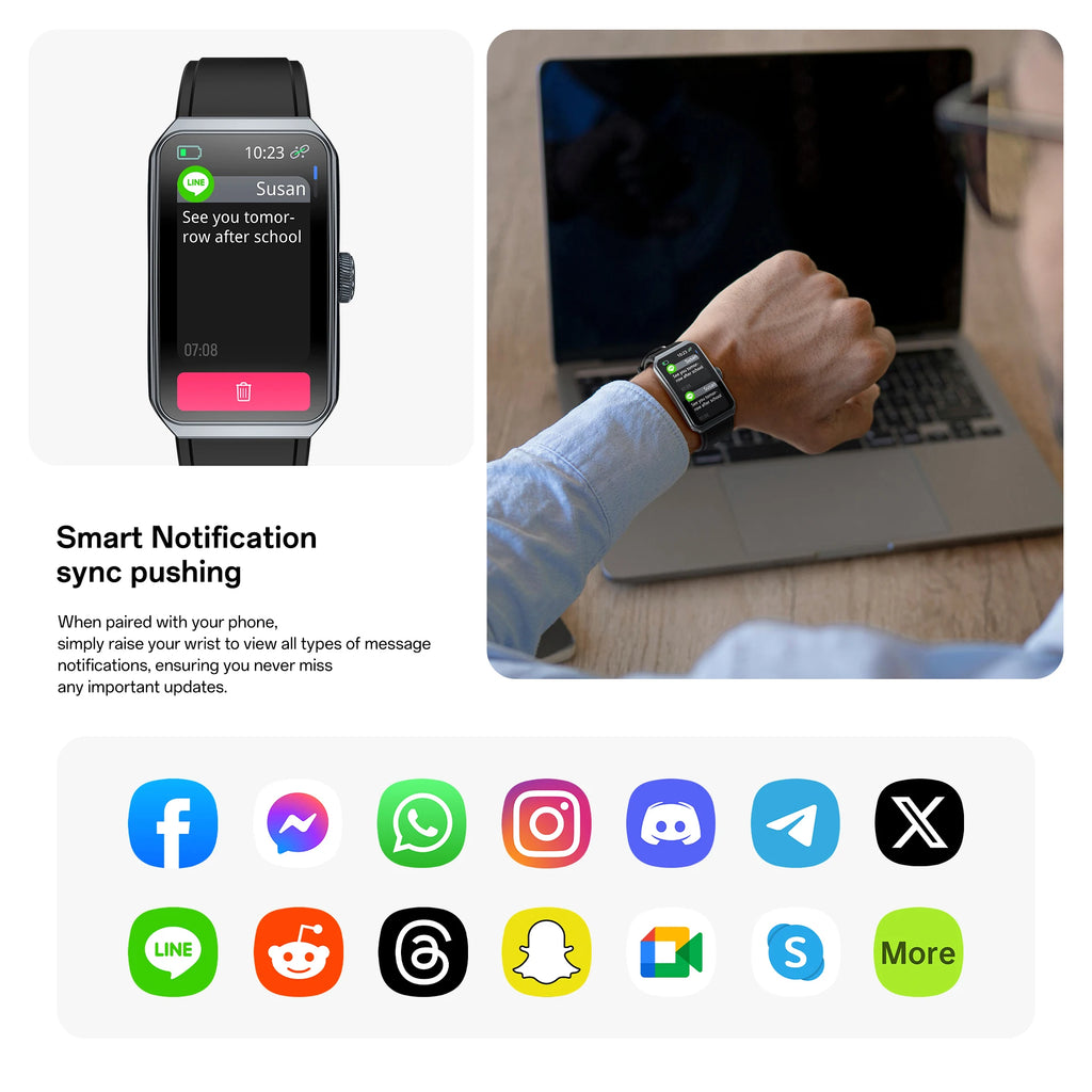 LIGE 2025 New 1.47" HD Curved Screen Smartwatch Men Women Bluetooth Call AI Voice Fitness Tracker Smart Watch For Android IOS