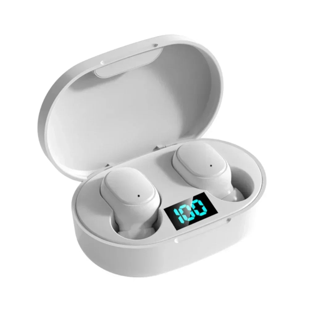 2026 New E6S Wireless Earbuds Noise Canceling Waterproof Ear Buds in-Ear Stereo Headphones with LED Display Charging Case