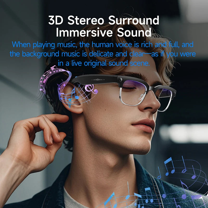 Smart Glasses 800W Camera 2026New Technologies Video Recording AI Photo Recognition Bluetooth Calls Voice Translation Sunglasses
