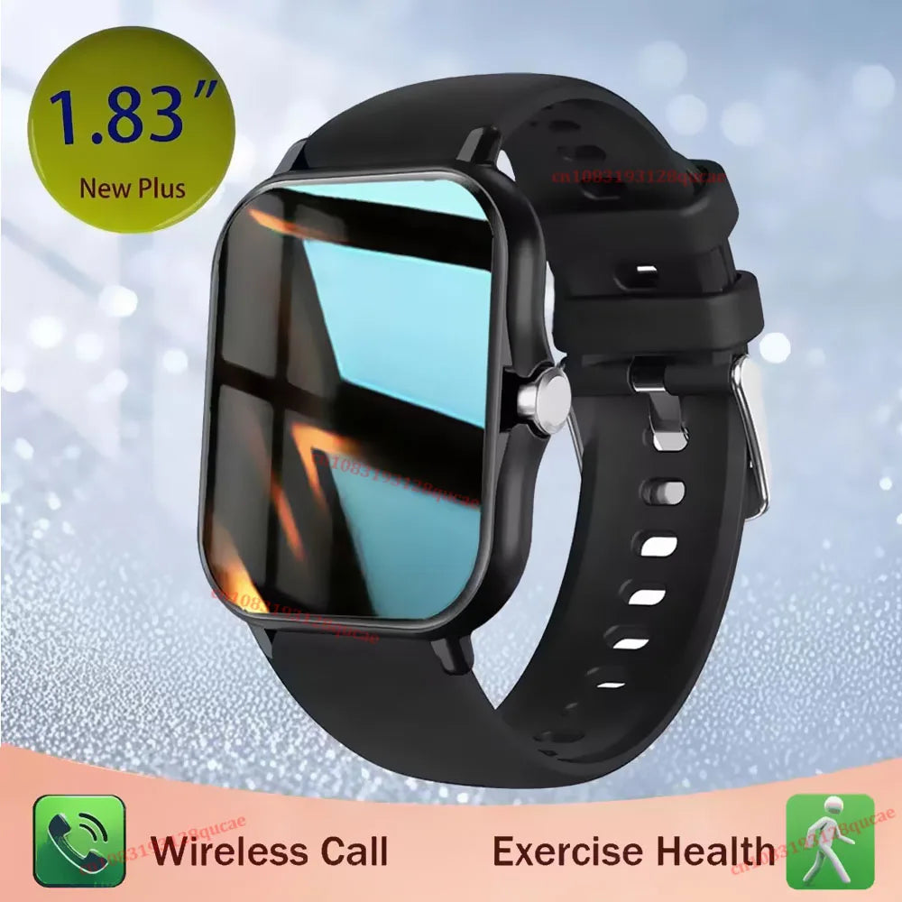 1.83'' Sports Smart Watch Fitness Clock Health Monitor Waterproof Smartwatch Wireless Call Watches For Men Women Android Ios New