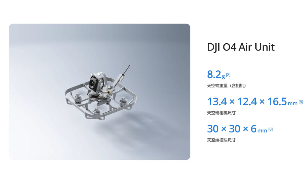 Original DJI O4 Air Unit / Pro FPV VTX 4K/120fps HD Camera Low Latency Long Range Digital Video Transmission for FPV Drone