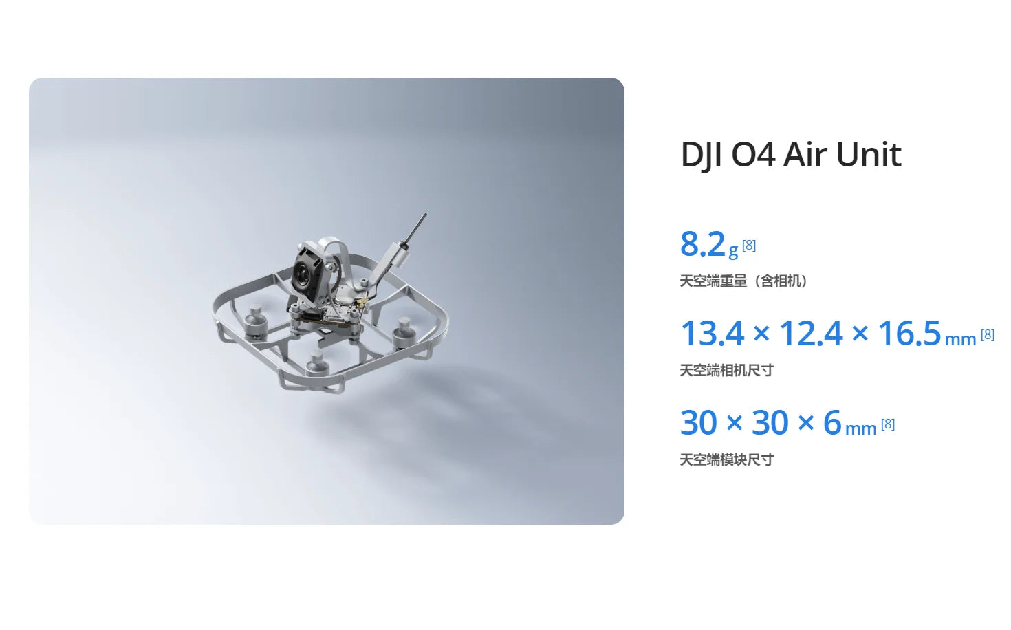 Original DJI O4 Air Unit / Pro FPV VTX 4K/120fps HD Camera Low Latency Long Range Digital Video Transmission for FPV Drone