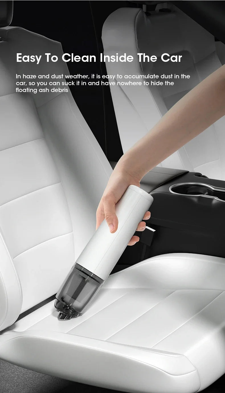 New Car Vacuum Cleaner Mini Convenient Vacuum Cleaner Multi Functional Wireless Handheld Vacuum Cleaner Strong Suction Low Noise