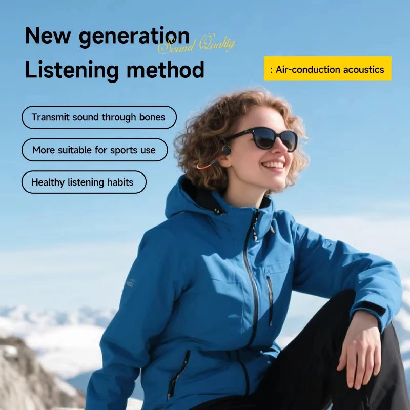 Bone Conduction Headphones IPX8 Waterproof MP3 32GB Bluetooth 5.4 Sports Headphones with Mic for Swimming Running 2026 New