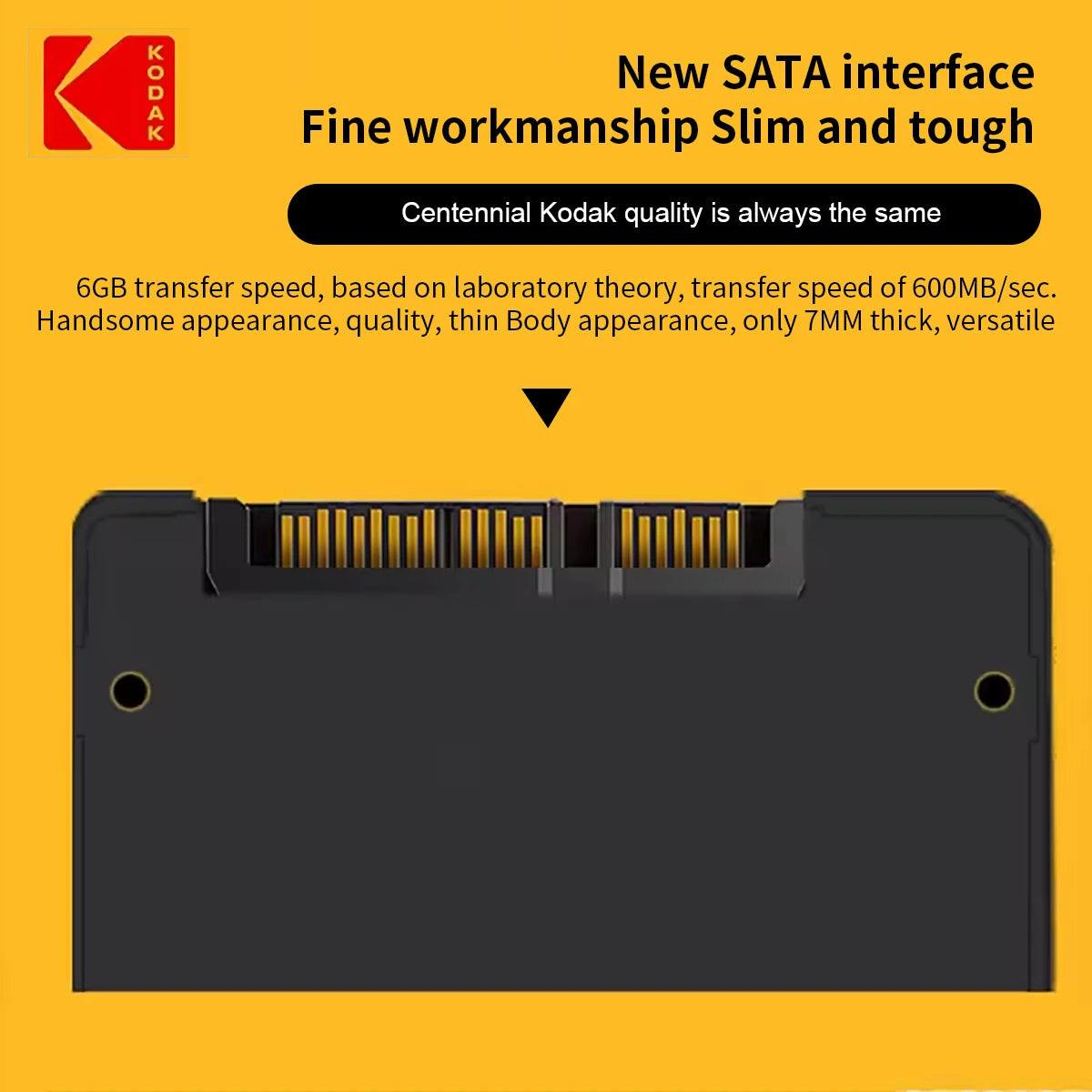 [Brand Storage] Kodak X130Pro Series Ssd-Sata3.0 Ultra-Fast 2.5inch Solid State Drive 512Gb/256Gb/128Gb - Durable Internal Storage for Laptops and Desktops