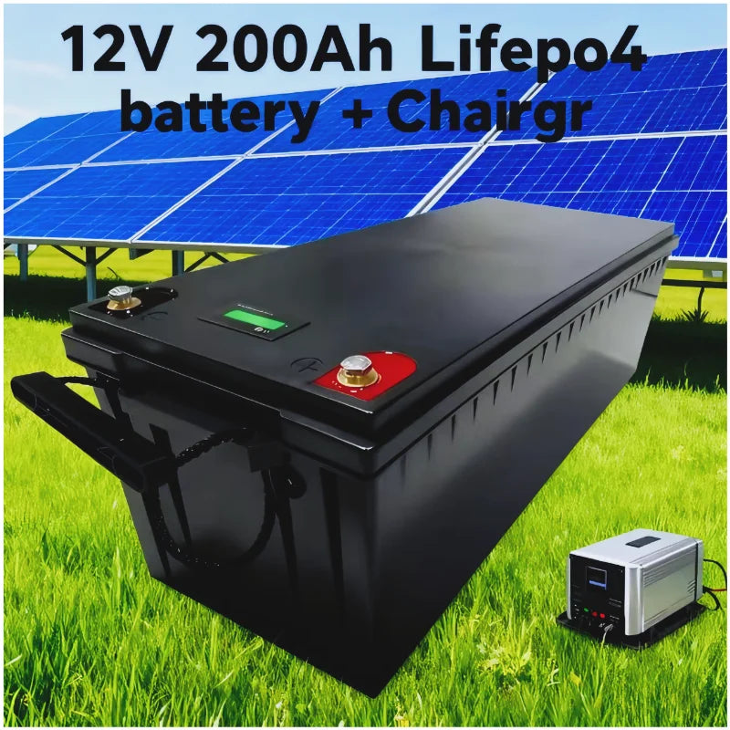 12V 300Ah LiFePO4 Battery Home Energy Storage Built-in BMS Lithium Iron Phosphate Cells for Backup Power Solution