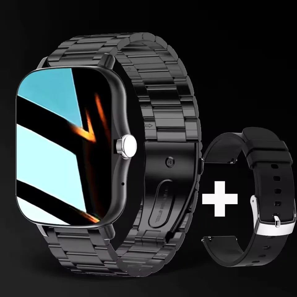 New Smart Watch Android IOS Phone 2.01'' Inch Color Screen Bluetooth Calls Blood Oxygen Monitor smartwatch For Women Men Gifts