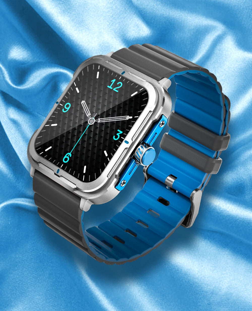 D09 Smartwatch 1.83inches IPS HD 240x285 Full Touch Screen 128MB RAM Bluetooth 5.0 IP67 Waterproof Fitness Android Watch