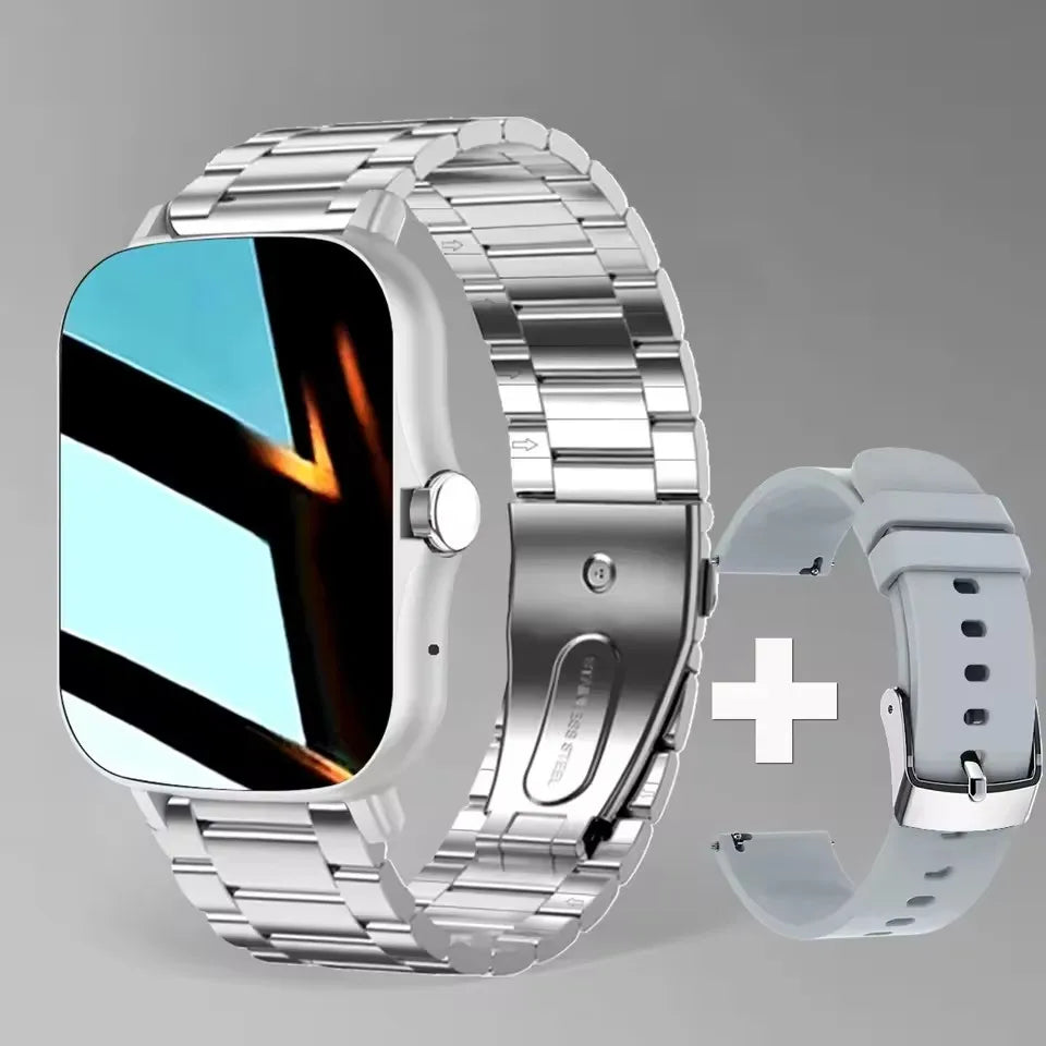 New Smart Watch Android IOS Phone 2.01'' Inch Color Screen Bluetooth Calls Blood Oxygen Monitor smartwatch For Women Men Gifts