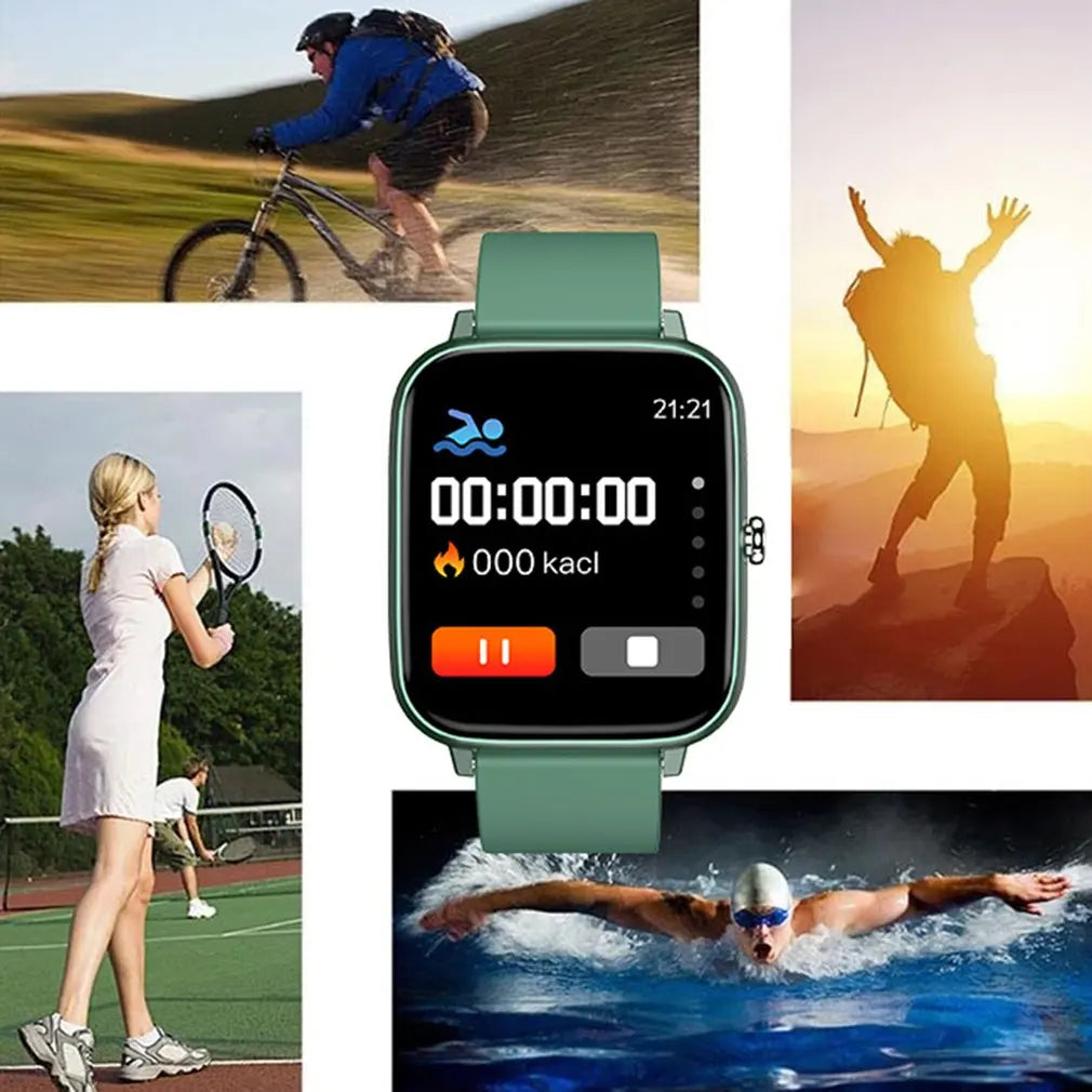 P6 Smart Watch Waterproof Sport Fitness Tracker Bluetooth Call Watches Blood Pressure Monitor Pedometer Smartwatch Dropshipping