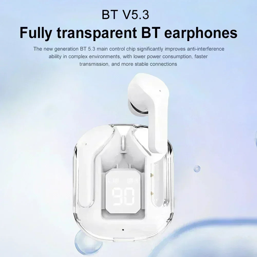 New Wireless Mini Earbuds LED Power Digital Display TWS Headset Stereo Sound Bluetooth-compatible 5.3 for smartphones