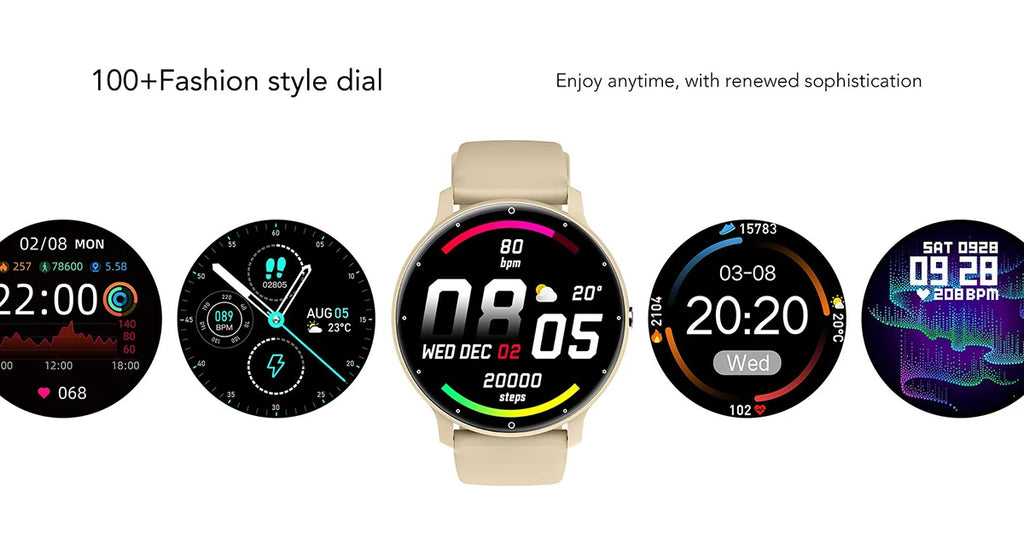 MISIRUN Bluetooth Call Smart Watch For Men Women 24H Heart Rate Monitoring Sports Fitness Tracker IP67 Waterproof Smartwatch New