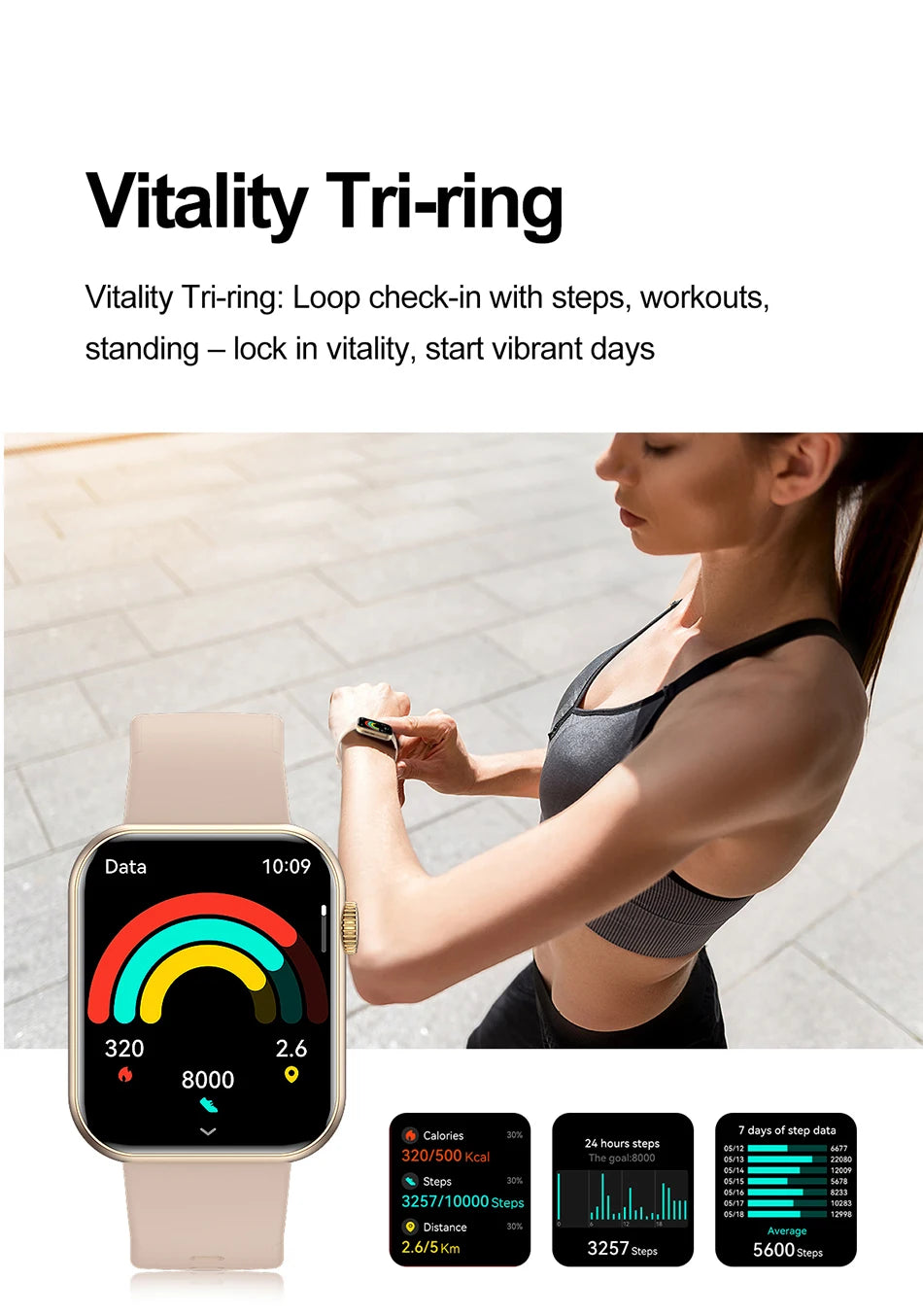 Bluetooth Call Smart Watch Women Health Monitor Watch Customizable Dial Fitness Sports Waterproof Watch Men Android IOS 2025 New
