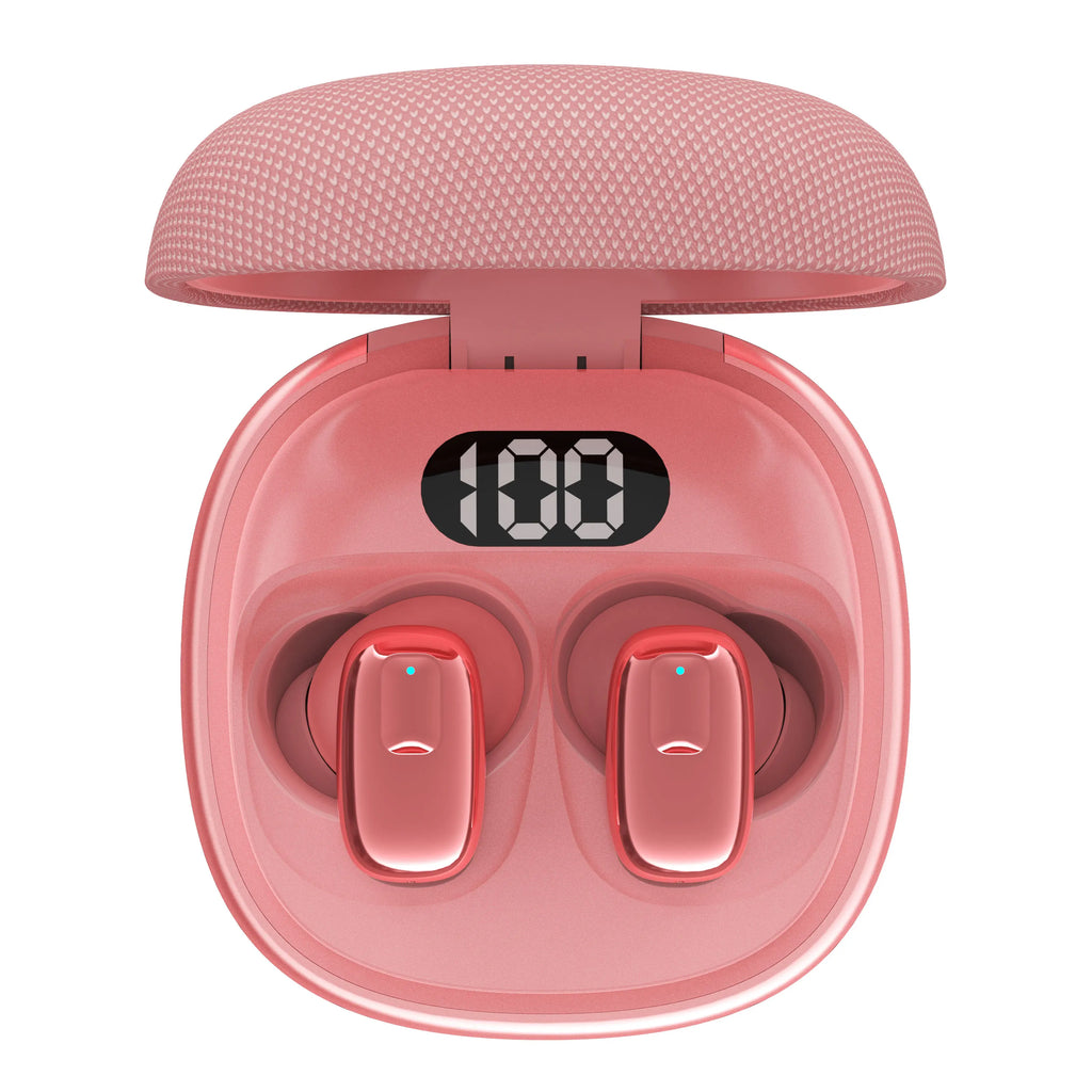 True Wireless Bluetooth Earphones with LED Power Digital Display Charging Case, HIFI Stereo Sound TWS Earbuds For iPhone Xiaomi
