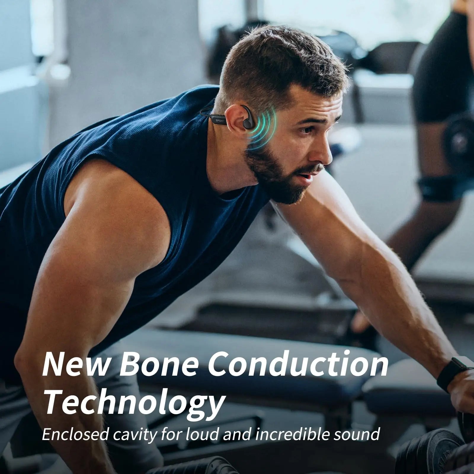for shokz open ear run Bone Conduction Bluetooth Headphones Wireless Sport soft bass Fitness Cycling headsets working earphones