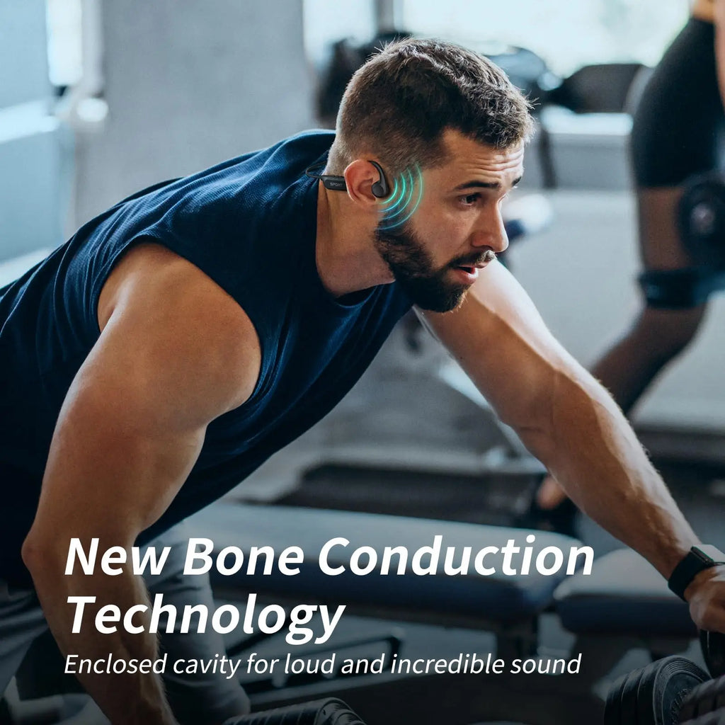 for shokz open ear run Bone Conduction Bluetooth Headphones Wireless Sport soft bass Fitness Cycling headsets working earphones