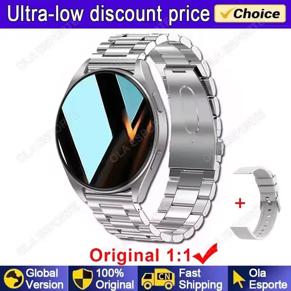 Smart Watch 1.32inch HD AMOLED Screen Bluetooth Call Health Monitor Smartwatch Men Women Fitness Sports Watches For Android IOS