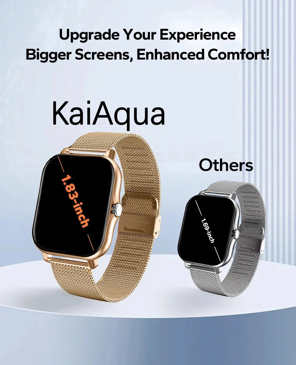 New Smart Watch Android IOS Phone 1.44 Inch Color Screen Bluetooth Call Blood Oxygen/Pressure Monitoring Smart Watch Women Men