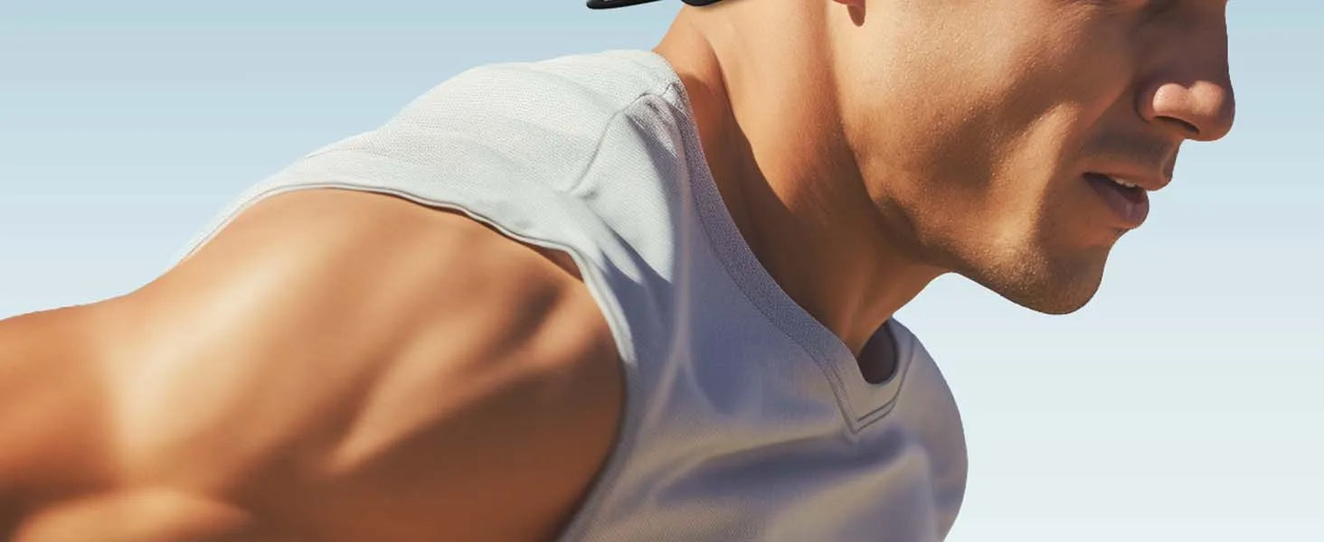 for shokz open ear run Bone Conduction Bluetooth Headphones Wireless Sport soft bass Fitness Cycling headsets working earphones