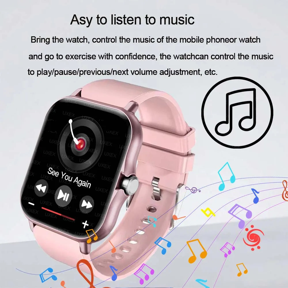 1.83'' Sports Smart Watch Fitness Clock Health Monitor Waterproof Smartwatch Wireless Call Watches For Men Women Android Ios New